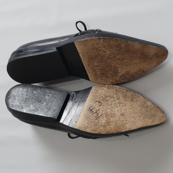 Robert Clergerie Pony Hair Oxford Loafers - Picture 12 of 12